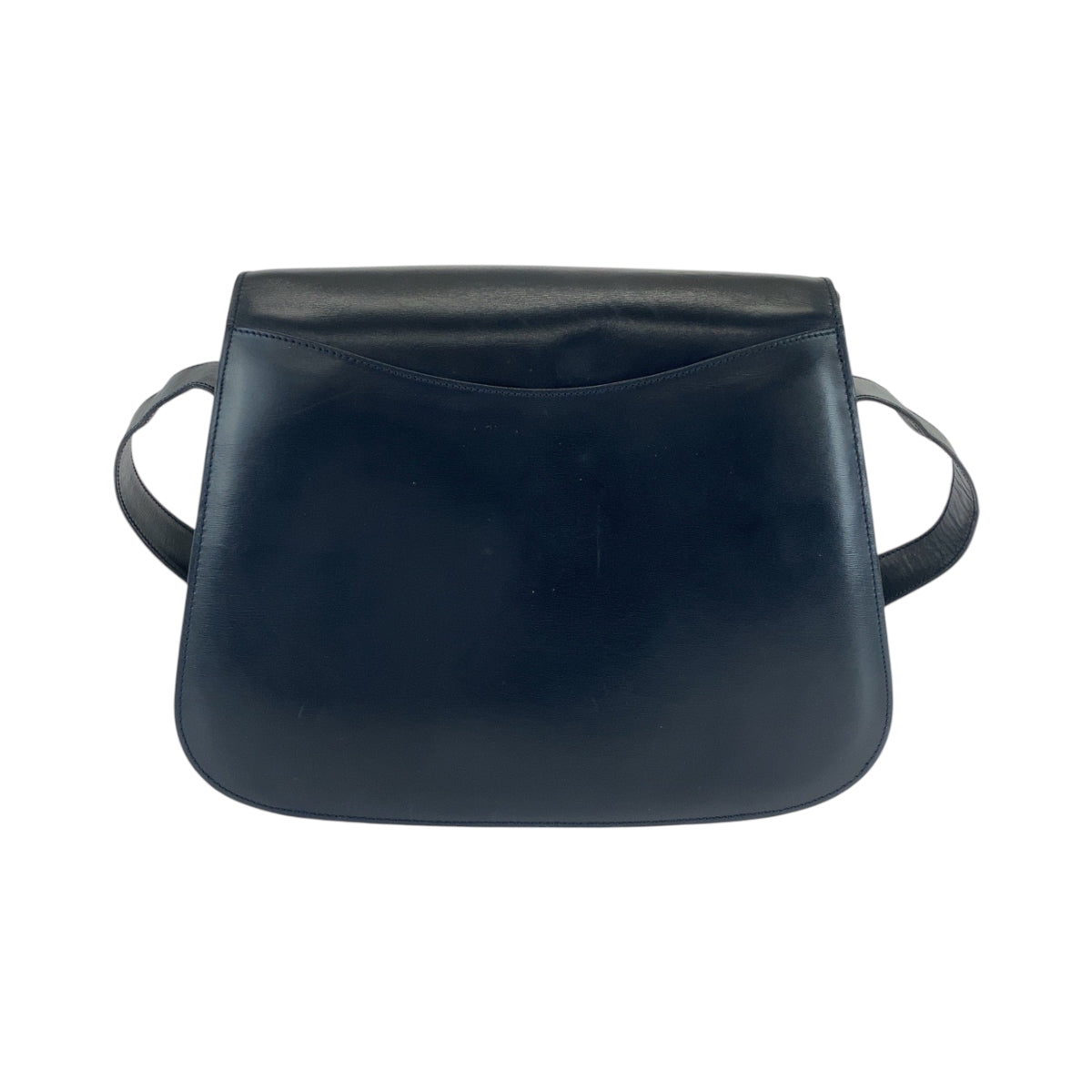 16489
CELINE セリーヌ ヴィンテージ ブラック 黒 ゴールド金具 レザー ショルダーバッグ ポシェット  レディース ABP48