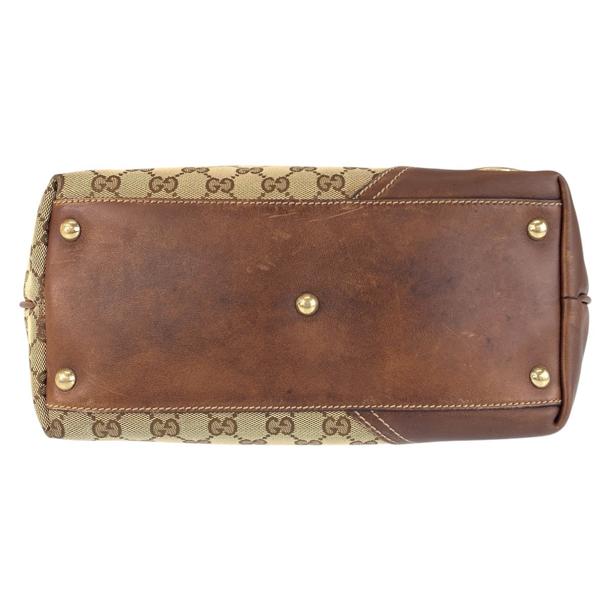 16493
GUCCI グッチ ニューブリッド ベージュ ブラウン ゴールド金具 GGキャンバス / レザー 169946 トートバッグ ショルダーバッグ  レディース ABP39