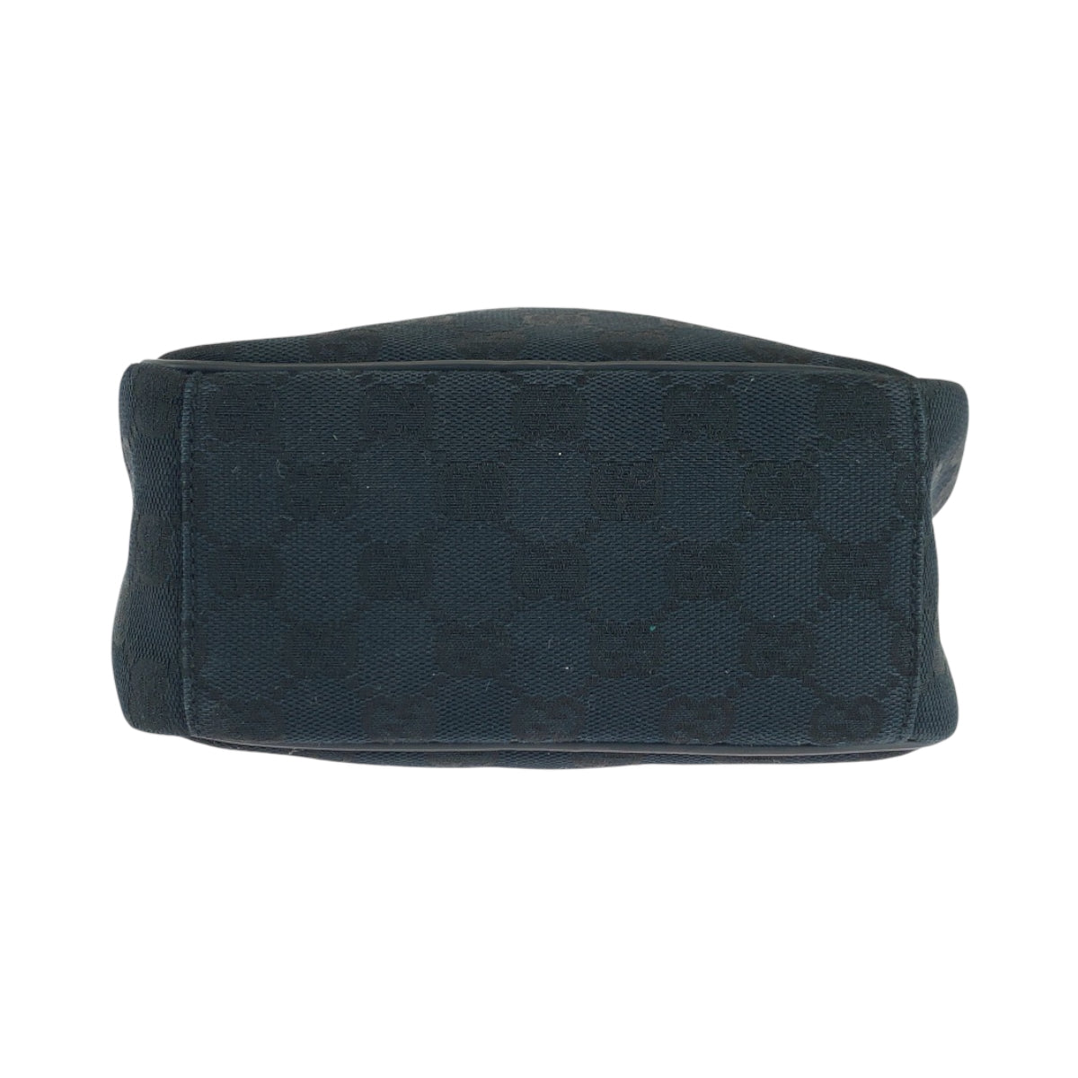 16496
GUCCI グッチ 男女兼用 ブラック 黒 シルバー金具 GGキャンバス ショルダーバッグ ポシェット  レディース
