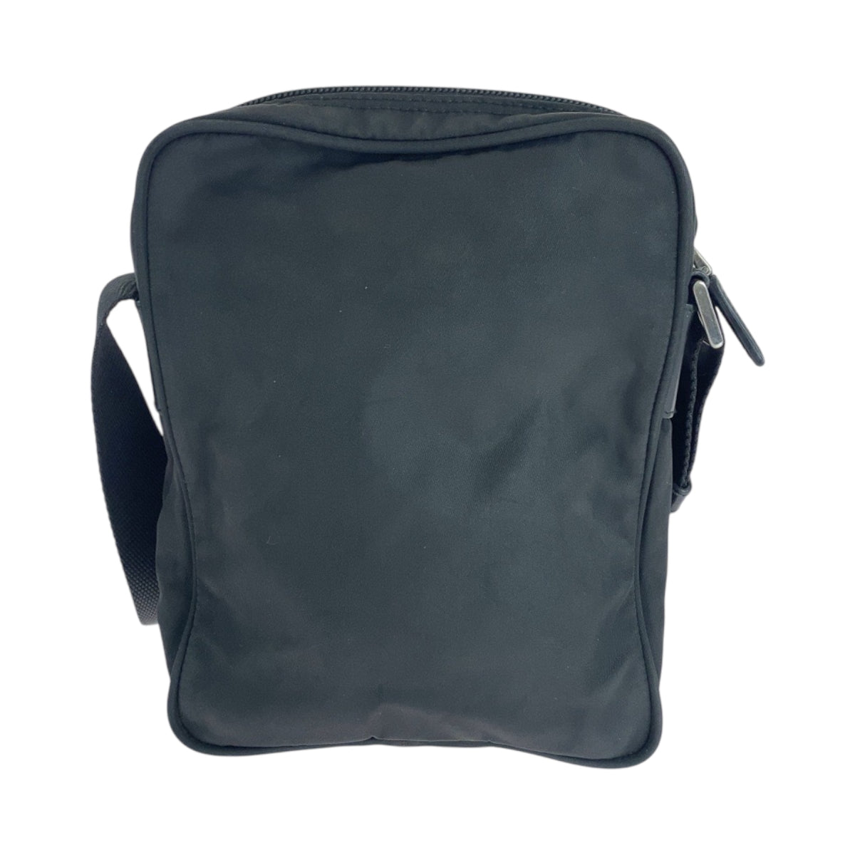 16499
PRADA プラダ テスート 三角ロゴプレート ブラック 黒 シルバー金具 ナイロン BT0169 ショルダーバッグ ポシェット  メンズ ABP40