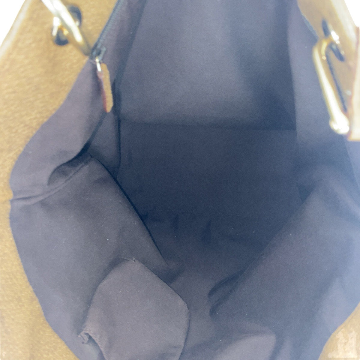 16500
GUCCI グッチ ベージュ ブラウン ゴールド金具 GGキャンバス / レザー 120836 トートバッグ ショルダーバッグ  レディース
