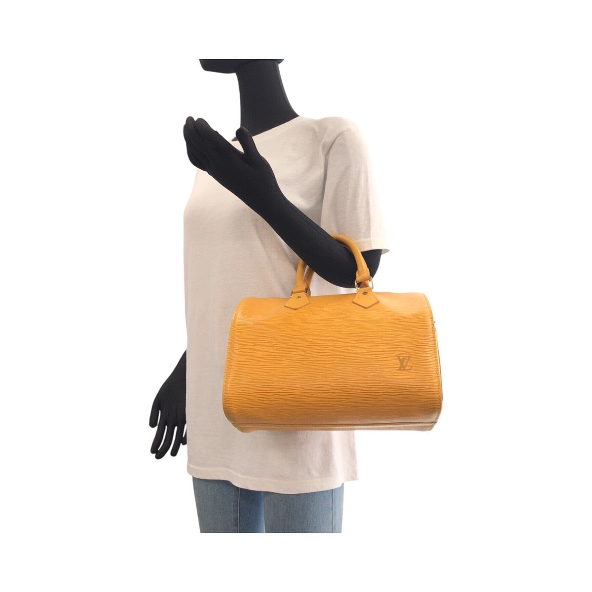 16501
LOUIS VUITTON ルイヴィトン エピ スピーディ 25  タッシリイエロー ゴールド金具 レザー M43019 ハンドバッグ ミニボストンバッグ  レディース AB48