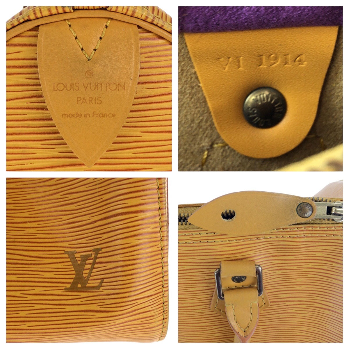 16501
LOUIS VUITTON ルイヴィトン エピ スピーディ 25  タッシリイエロー ゴールド金具 レザー M43019 ハンドバッグ ミニボストンバッグ  レディース AB48