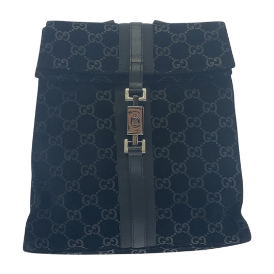 16502
GUCCI グッチ ジャッキー ブラック シルバー金具 スウェード / レザー 003 0236 リュックサック バックパック レディース AB50