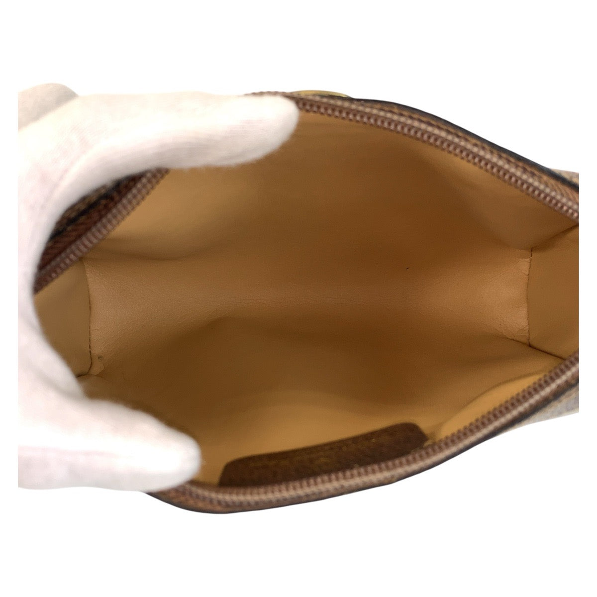 16503
GUCCI グッチ シェリーライン オールドグッチ ベージュ ブラウン ゴールド金具 GGスプリームキャンバス / レザー 41 004 4465 ショルダーバッグ ポシェット  レディース AB27
