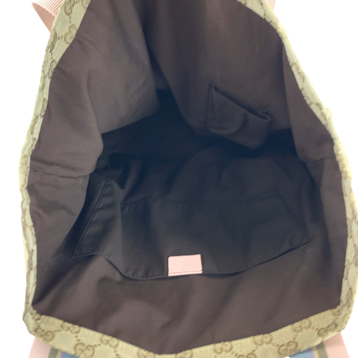 16504
GUCCI グッチ シェリー ベージュ ピンク ブルー GGキャンバス 189669 トートバッグ ハンドバッグ ショルダーバッグ  レディース AB32