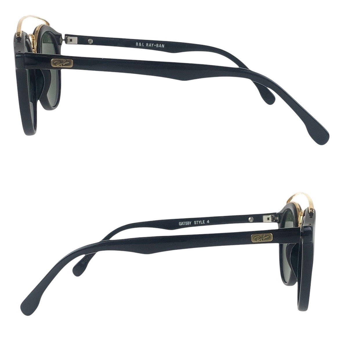 16507
Ray-Ban レイバン ヴィンテージ GATSBY STYLE 4 ブラック ゴールド金具 プラスチック / メタル W0932 WTAY サングラス ボストン  メンズ A17
