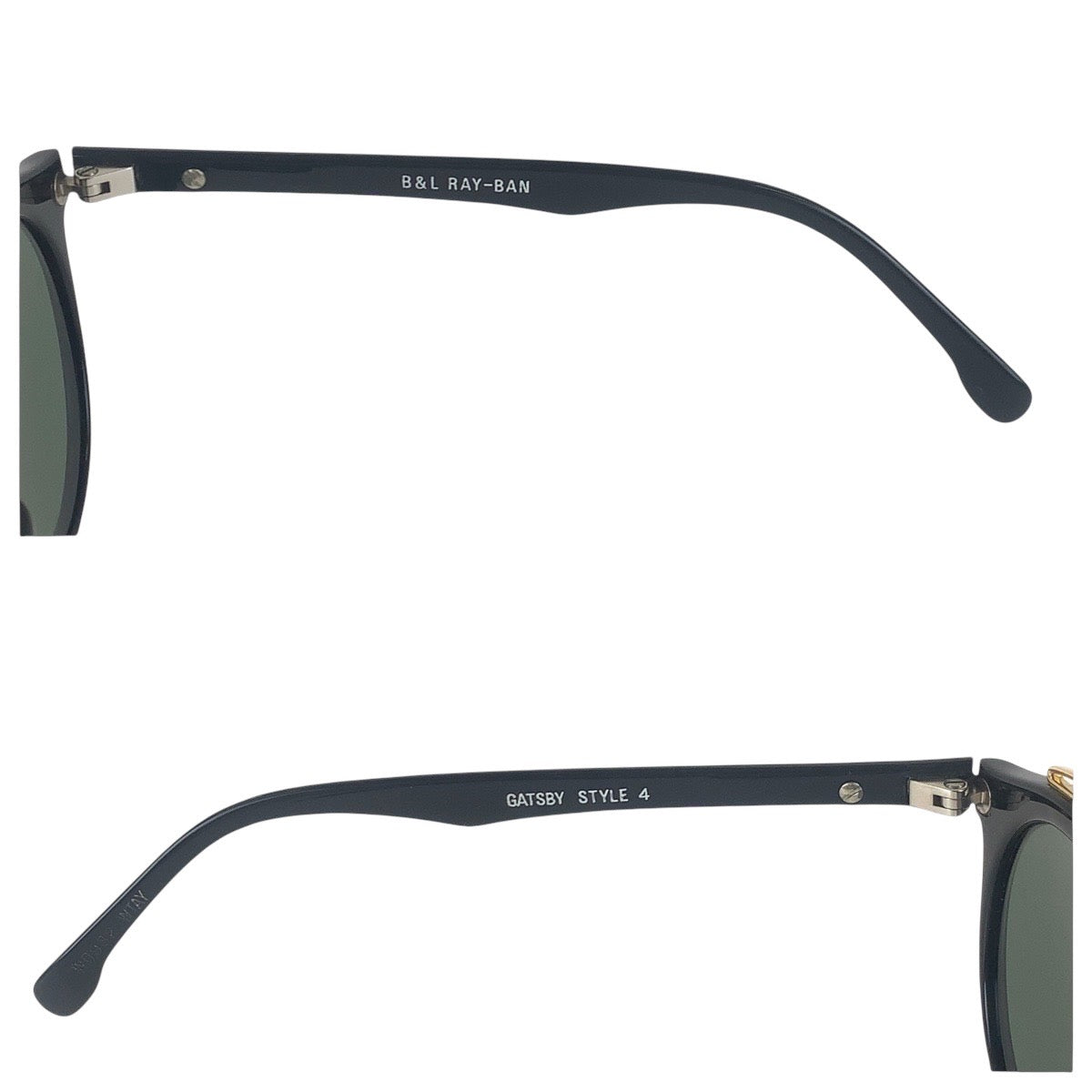 16507
Ray-Ban レイバン ヴィンテージ GATSBY STYLE 4 ブラック ゴールド金具 プラスチック / メタル W0932 WTAY サングラス ボストン  メンズ A17