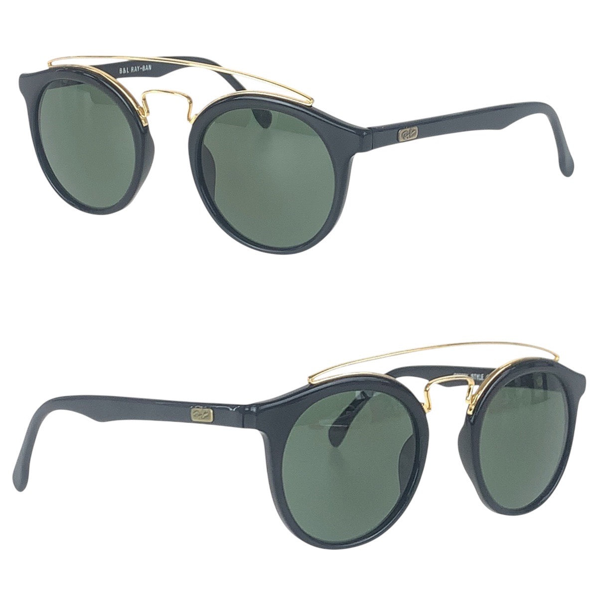 16507
Ray-Ban レイバン ヴィンテージ GATSBY STYLE 4 ブラック ゴールド金具 プラスチック / メタル W0932 WTAY サングラス ボストン  メンズ A17