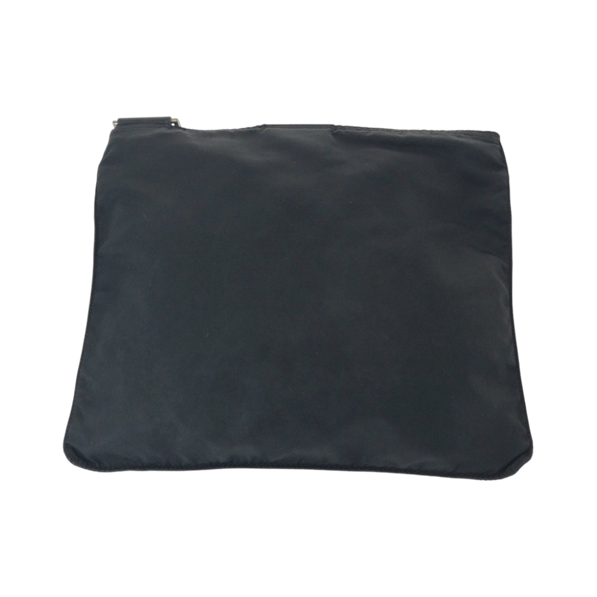 16510
PRADA プラダ テスート 三角ロゴプレート ブラック 黒 シルバー金具 ナイロン ショルダーバッグ サコッシュ メンズ AB26