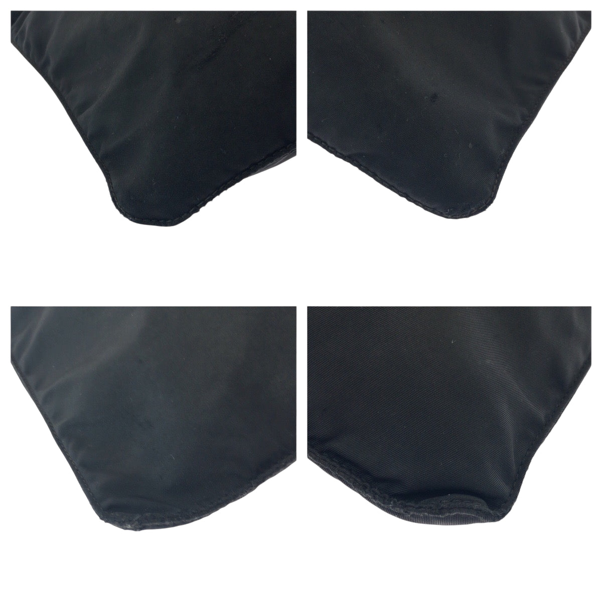 16510
PRADA プラダ テスート 三角ロゴプレート ブラック 黒 シルバー金具 ナイロン ショルダーバッグ サコッシュ メンズ AB26