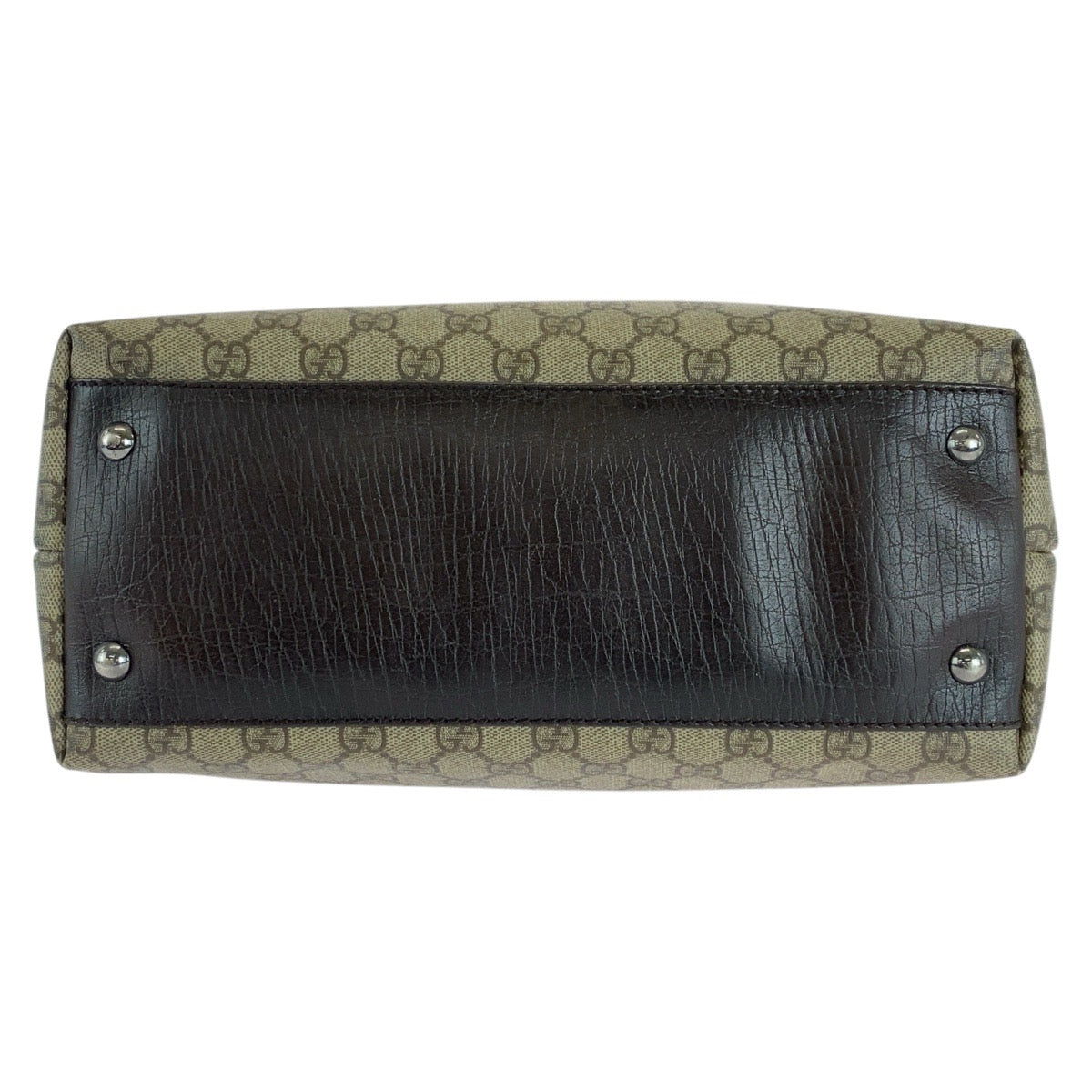 16513
GUCCI グッチ ベージュ ブラウン GGスプリームキャンバス / レザー 131220 トートバッグ ショルダーバッグ  レディース AB27