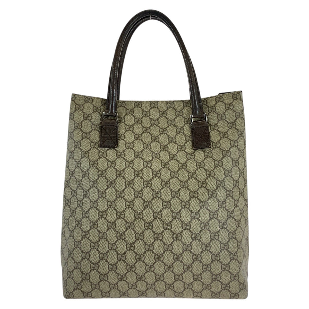 16513
GUCCI グッチ ベージュ ブラウン GGスプリームキャンバス / レザー 131220 トートバッグ ショルダーバッグ  レディース AB27