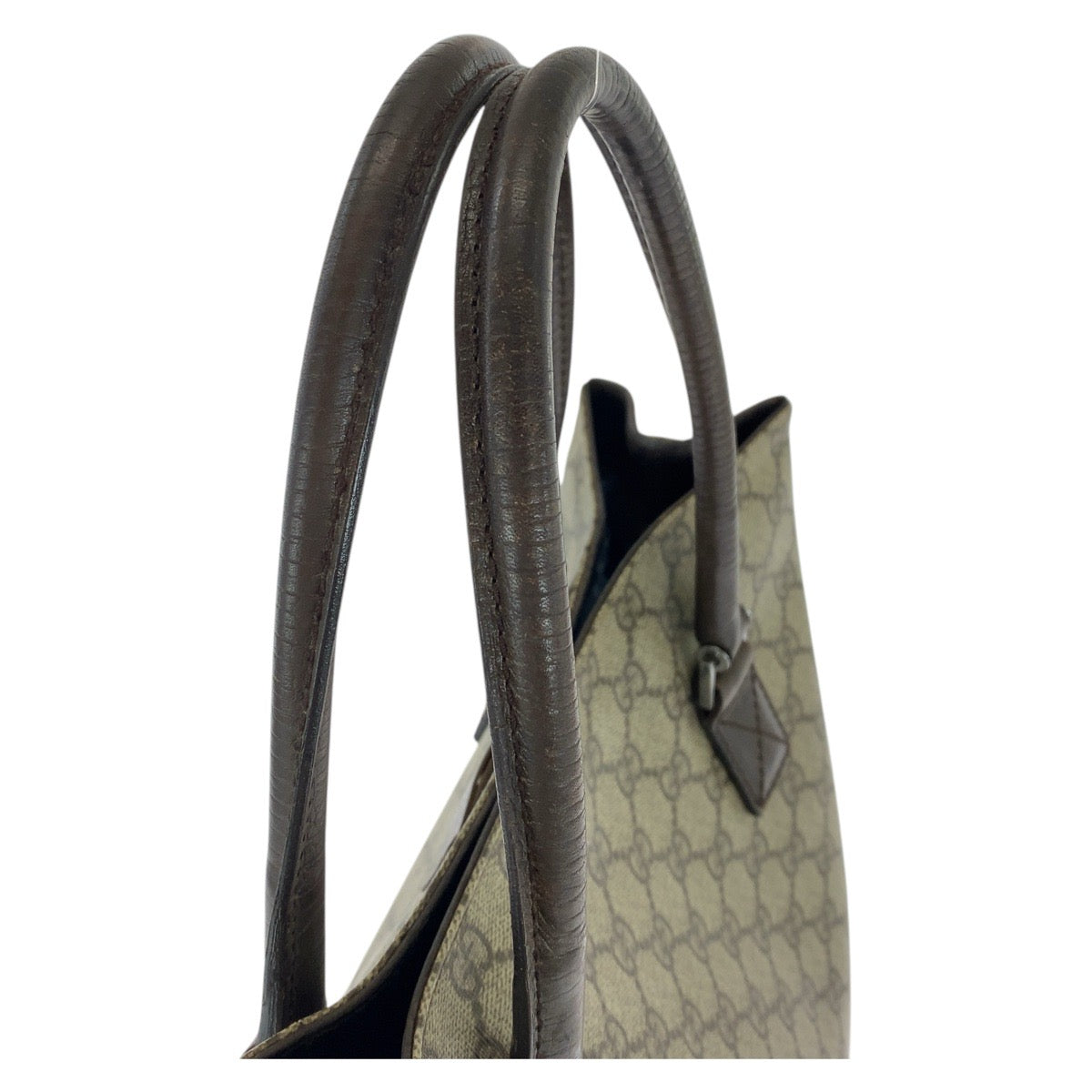16513
GUCCI グッチ ベージュ ブラウン GGスプリームキャンバス / レザー 131220 トートバッグ ショルダーバッグ  レディース AB27
