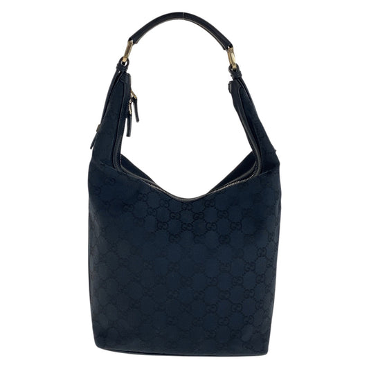16531
GUCCI グッチ ブラック 黒 ゴールド金具 GGキャンバス / レザー 001 4288 ショルダーバッグ ハンドバッグ  レディース AB33