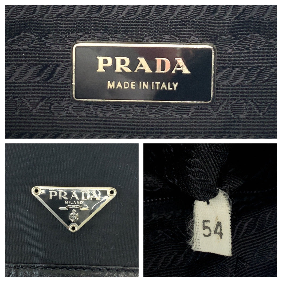 16533
PRADA プラダ テスート 三角ロゴプレート 男女兼用 ブラック 黒 シルバー金具 ナイロン BT0173 ショルダーバッグ メッセンジャーバッグ  レディース