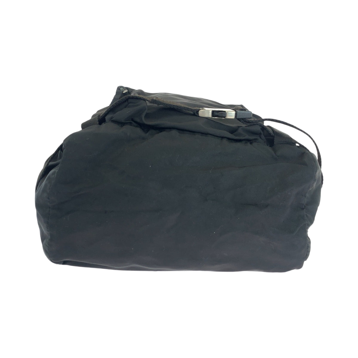 16544
PRADA プラダ テスート 三角ロゴプレート ブラック 黒 シルバー金具 ナイロン V135 リュックサック バックパック  メンズ