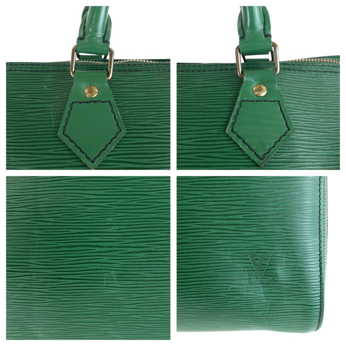 16546
LOUIS VUITTON ルイヴィトン エピ スピーディ 35 ボルネオグリーン ゴールド金具 レザー M42994 ハンドバッグ ミニボストンバッグ  レディース ABP48