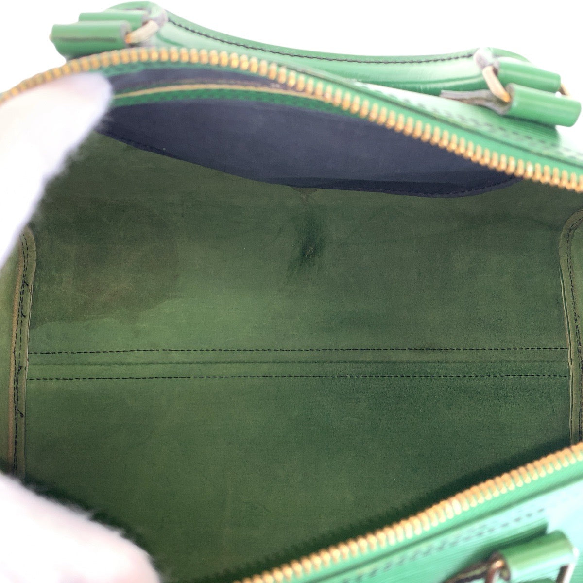 16546
LOUIS VUITTON ルイヴィトン エピ スピーディ 35 ボルネオグリーン ゴールド金具 レザー M42994 ハンドバッグ ミニボストンバッグ  レディース ABP48