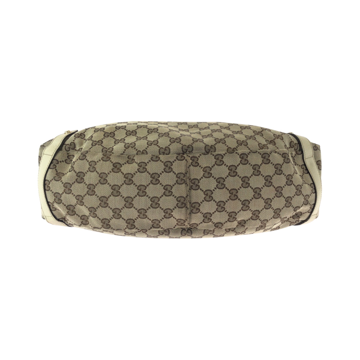 16547
GUCCI グッチ ベージュ アイボリー ゴールド金具 GGキャンバス トートバッグ ショルダーバッグ  レディース