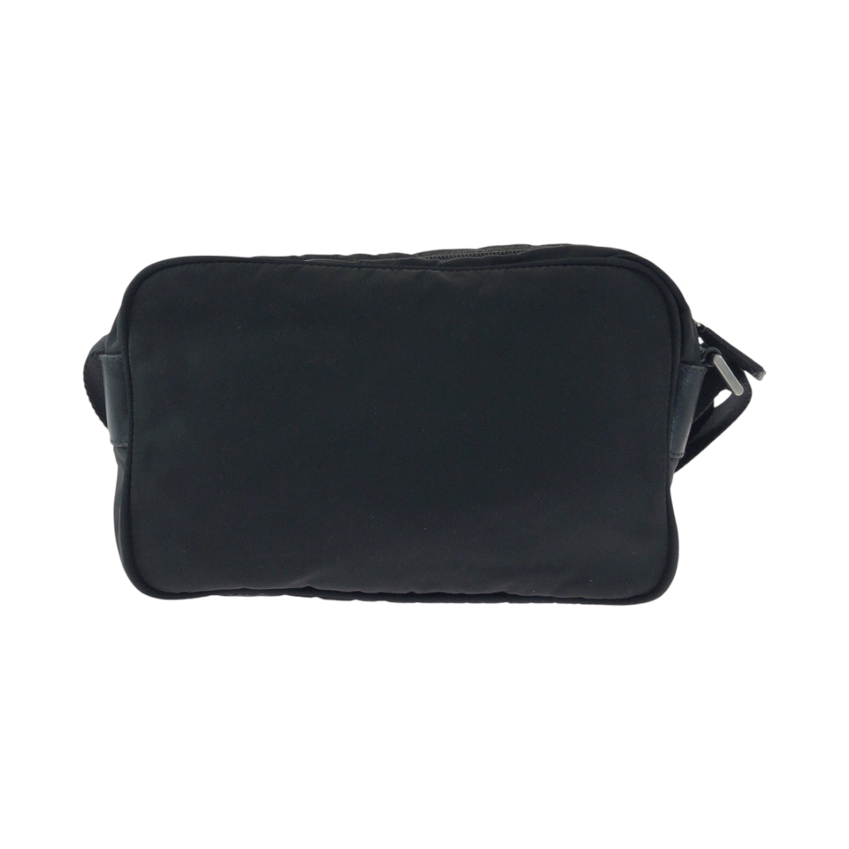 16549
PRADA プラダ テスート 三角ロゴプレート ブラック 黒 シルバー金具 ナイロン BT0167 ショルダーバッグ ポシェット  レディース