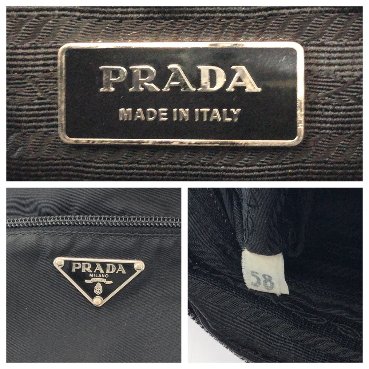 16549
PRADA プラダ テスート 三角ロゴプレート ブラック 黒 シルバー金具 ナイロン BT0167 ショルダーバッグ ポシェット  レディース
