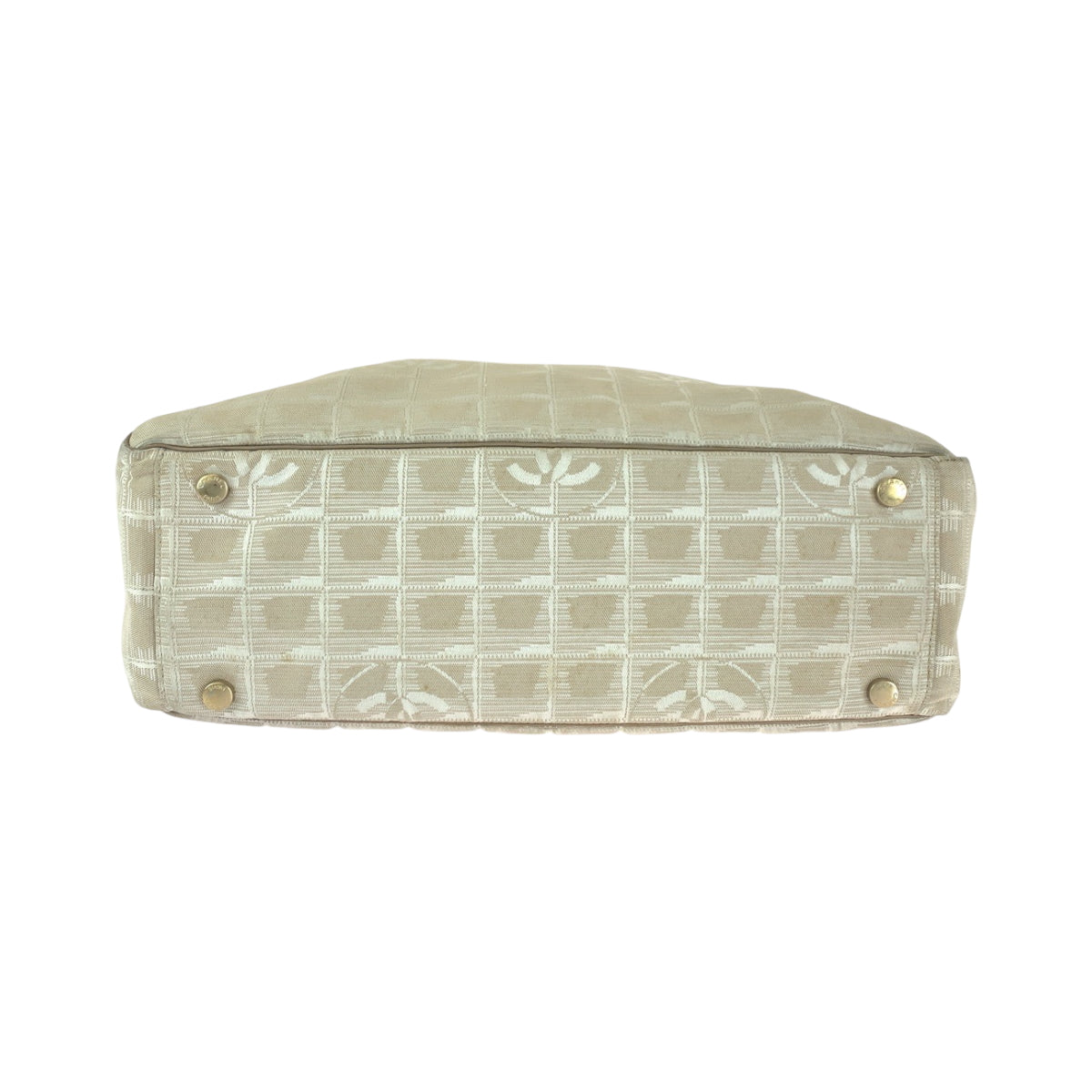 16551
CHANEL シャネル ニュートラベルラインGM ココマーク ピンクベージュ ゴールド金具 ナイロン トートバッグ ショルダーバッグ  レディース AB29