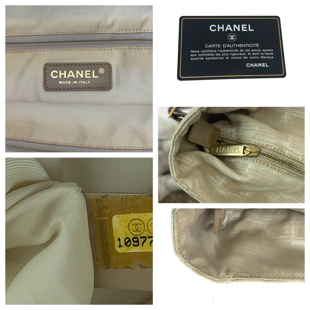 16551
CHANEL シャネル ニュートラベルラインGM ココマーク ピンクベージュ ゴールド金具 ナイロン トートバッグ ショルダーバッグ  レディース AB29