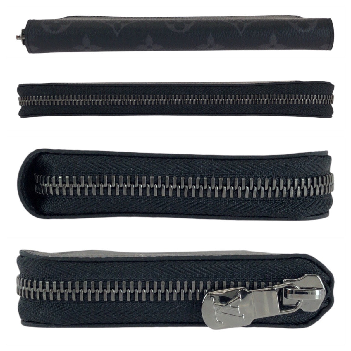 16553
LOUIS VUITTON ルイヴィトン モノグラムエクリプス ジッピー ウォレット ヴェルティカル ブラック 黒 PVC M62295 長財布 ロングウォレット  メンズ A45