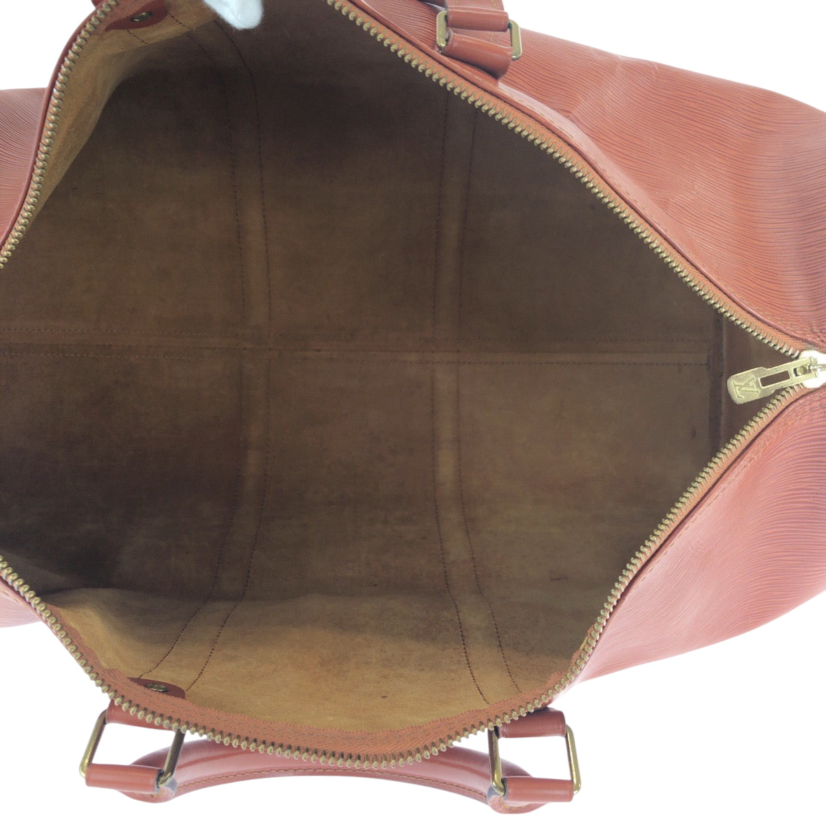 16554
LOUIS VUITTON ルイヴィトン エピ キーポル50 ブラウン ゴールド金具 エピレザー M42963 ボストンバッグ ハンドバッグ レディース AB64