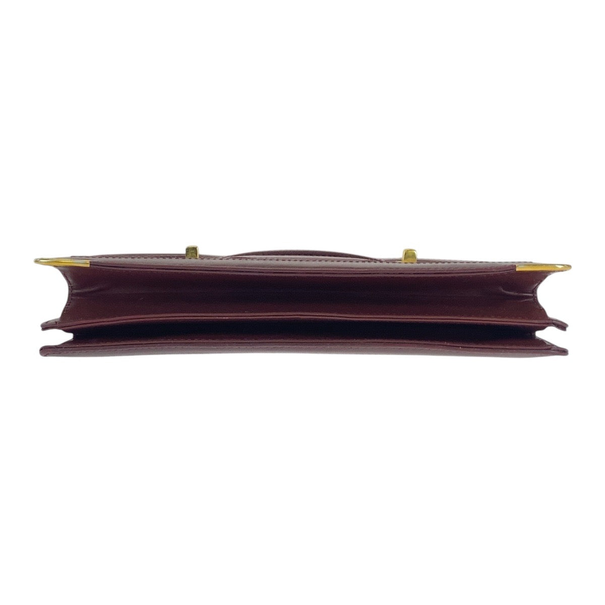 16560
CARTIER カルティエ マストドゥカルティエ ボルドー ゴールド金具 スウェード / レザー ショルダーバッグ ポシェット  レディース