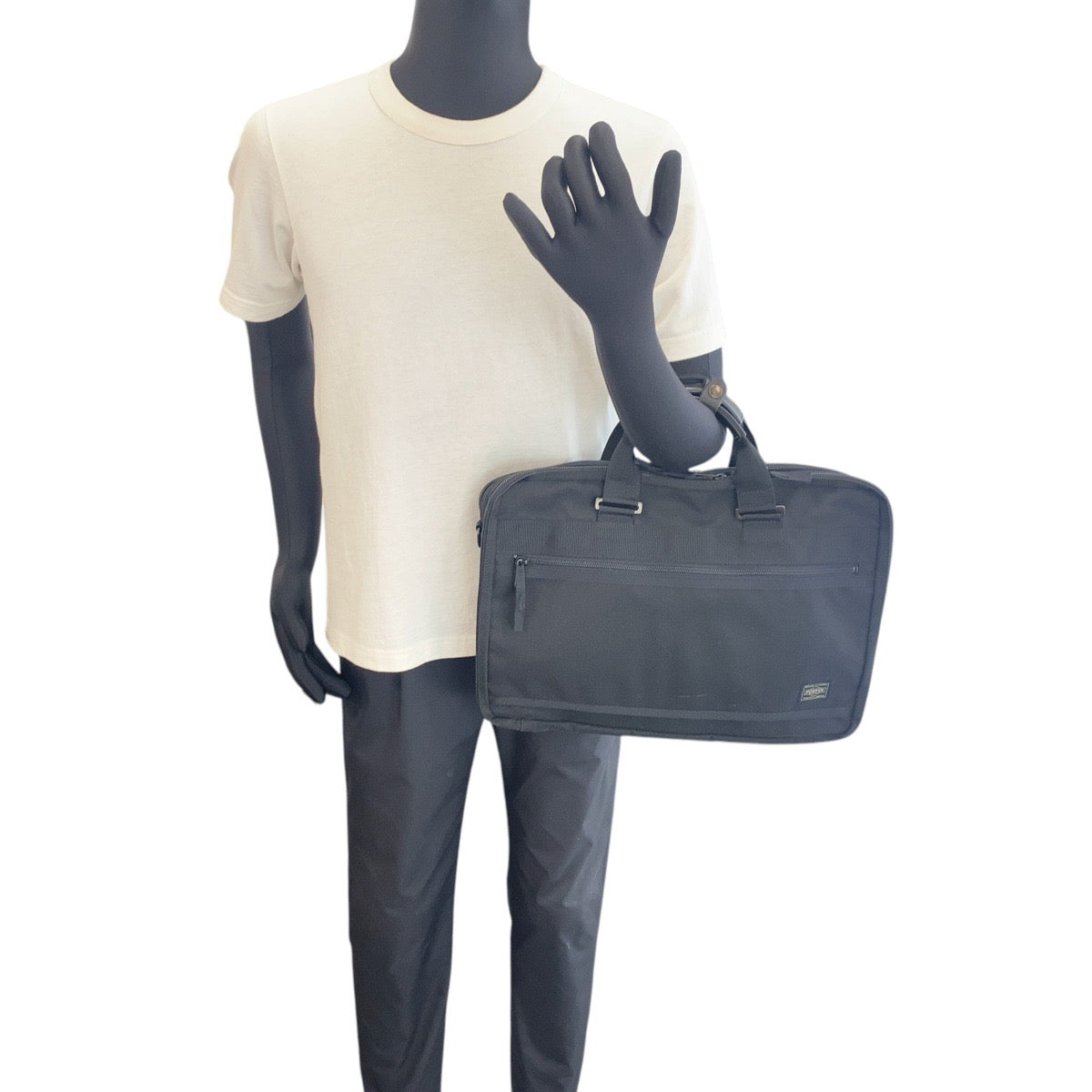 16565
PORTER ポーター クリップ ブラック 黒 ポリエステル ビジネスバッグ ブリーフケース  メンズ AB5