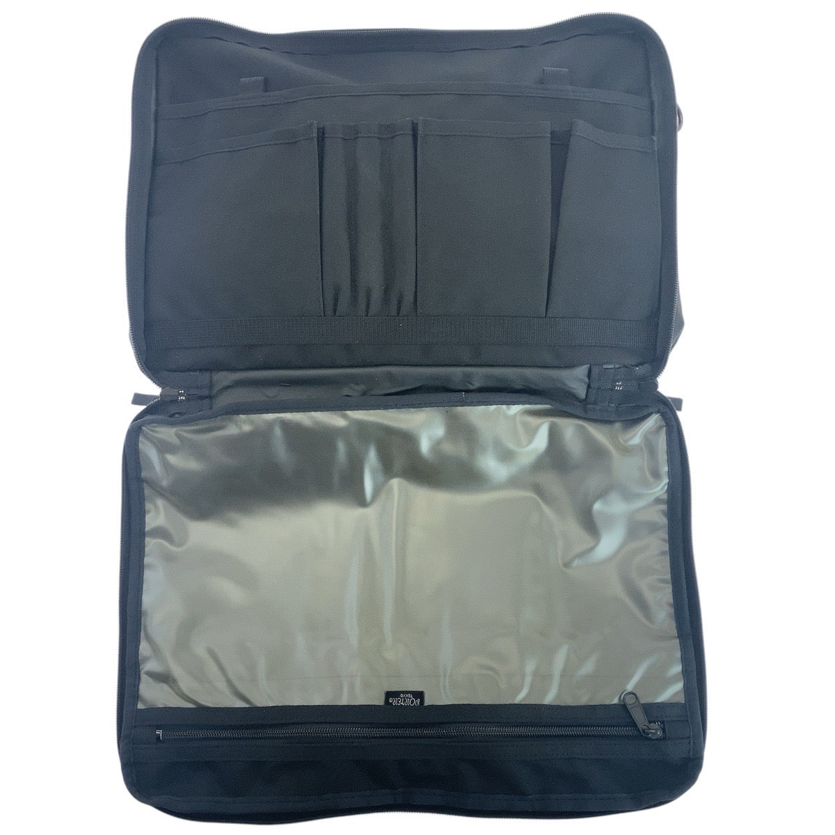 16565
PORTER ポーター クリップ ブラック 黒 ポリエステル ビジネスバッグ ブリーフケース  メンズ AB5