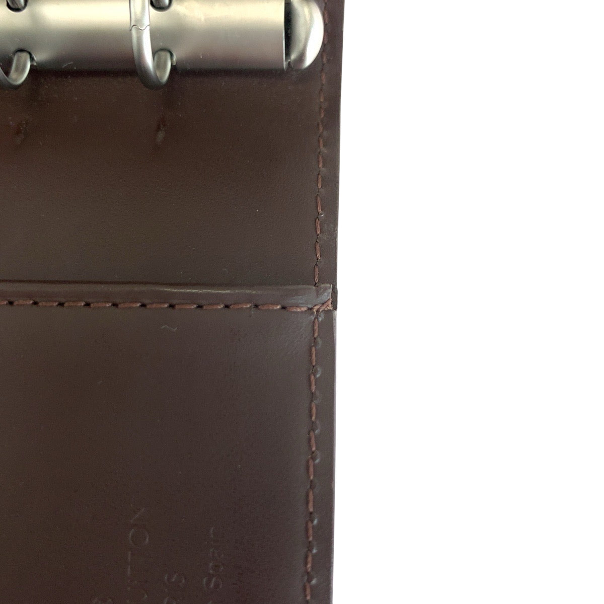 16566
LOUIS VUITTON ルイヴィトン エピ アジェンダPM 男女兼用 ブラウン シルバー金具 エピレザー R2005D 手帳カバー 6穴式  メンズ