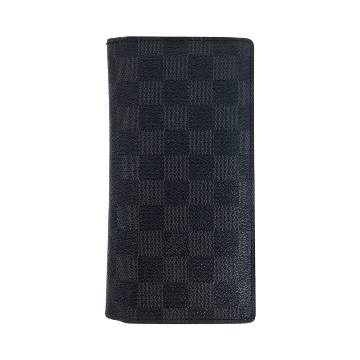 16568
LOUIS VUITTON ルイヴィトン ダミエ グラフィット ポルトフォイユ ブラザ ブラック 黒 シルバー金具 PVC / レザー N62665 長財布 ロングウォレット  メンズ AB25