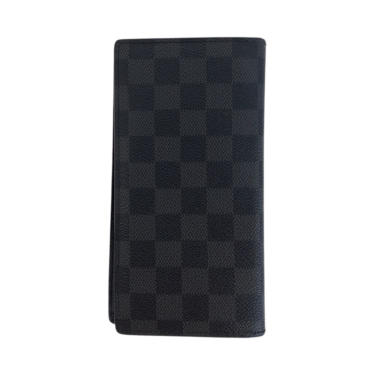 16568
LOUIS VUITTON ルイヴィトン ダミエ グラフィット ポルトフォイユ ブラザ ブラック 黒 シルバー金具 PVC / レザー N62665 長財布 ロングウォレット  メンズ AB25