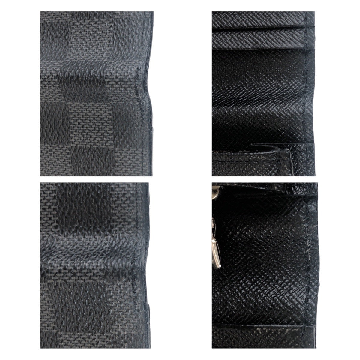 16568
LOUIS VUITTON ルイヴィトン ダミエ グラフィット ポルトフォイユ ブラザ ブラック 黒 シルバー金具 PVC / レザー N62665 長財布 ロングウォレット  メンズ AB25