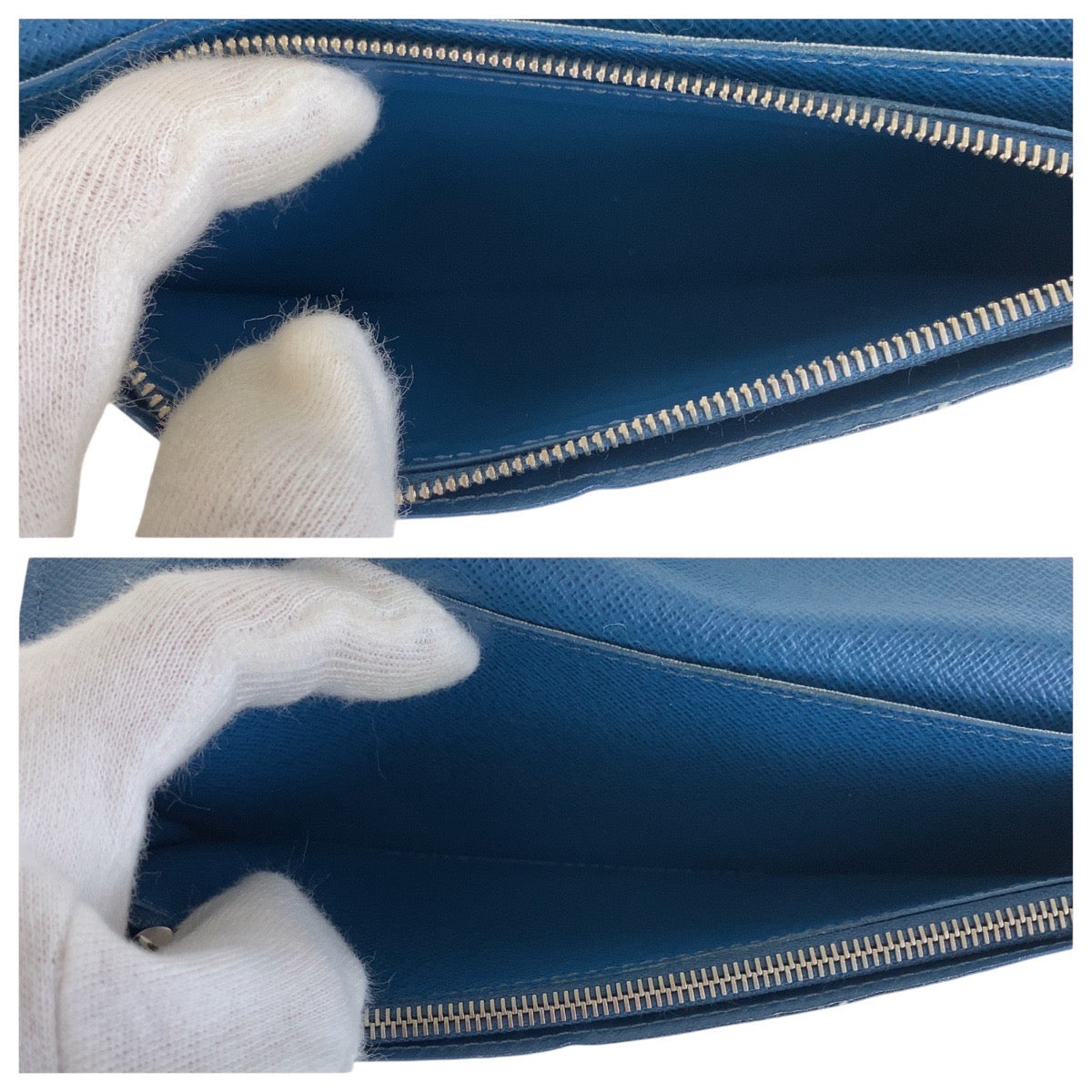 16569
LOUIS VUITTON ルイヴィトン エピ ポルトフォイユ ブラザ ブルーセレスト シルバー金具 レザー M60616 長財布 ロングウォレット  メンズ