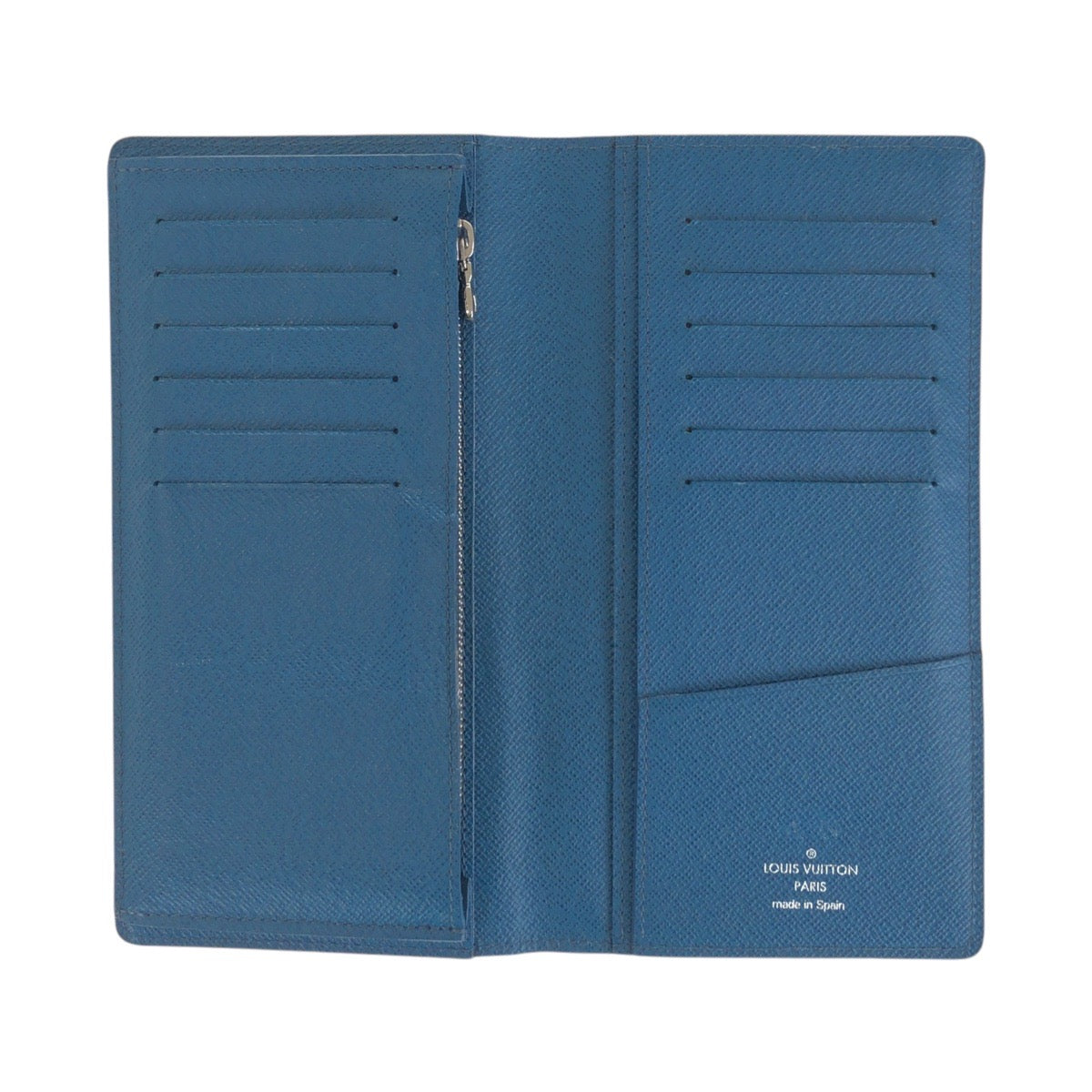 16569
LOUIS VUITTON ルイヴィトン エピ ポルトフォイユ ブラザ ブルーセレスト シルバー金具 レザー M60616 長財布 ロングウォレット  メンズ