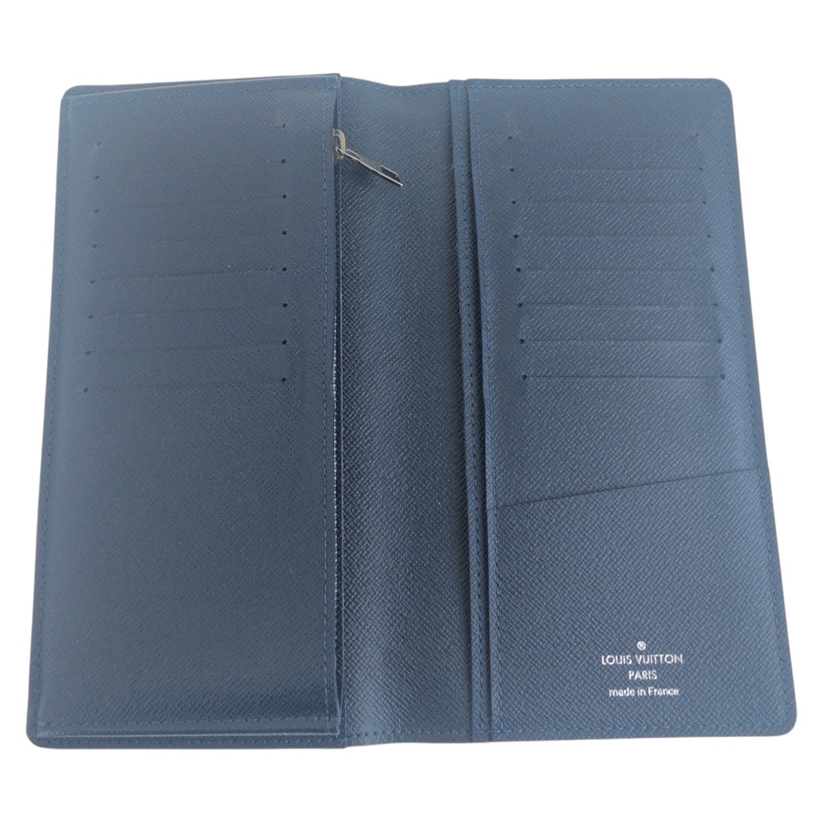 16570
LOUIS VUITTON ルイヴィトン タイガ ポルトフォイユ ブラザ ネイビー シルバー金具 レザー M30501 長財布 ロングウォレット  メンズ A35