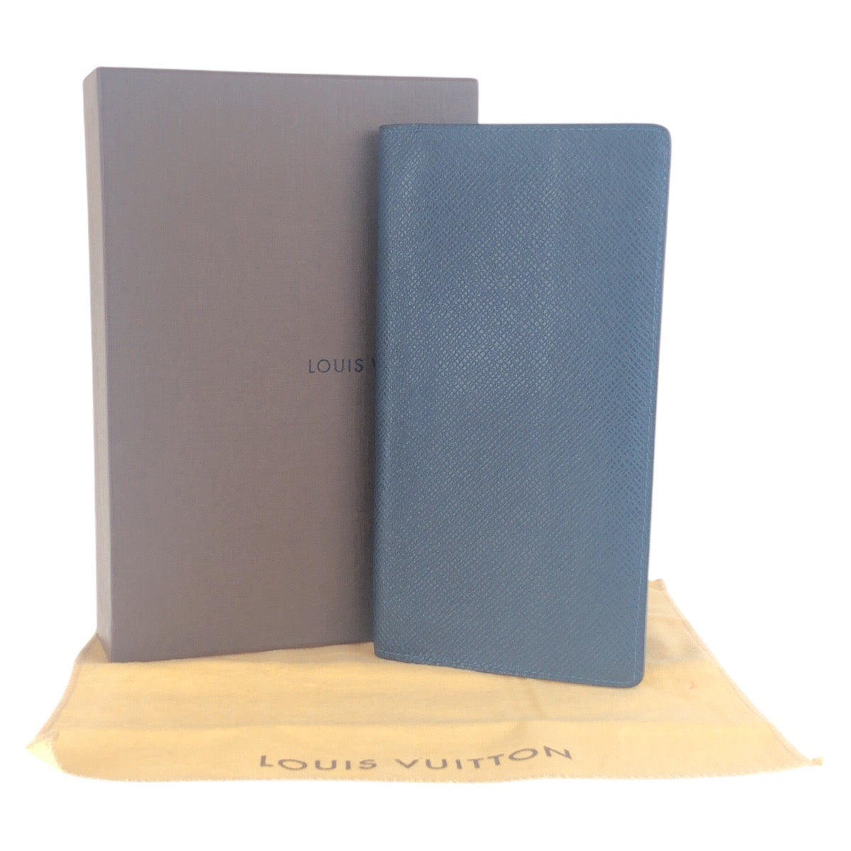 16570
LOUIS VUITTON ルイヴィトン タイガ ポルトフォイユ ブラザ ネイビー シルバー金具 レザー M30501 長財布 ロングウォレット  メンズ A35