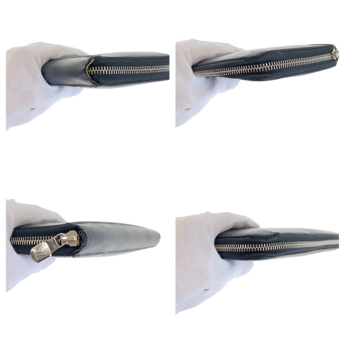 16572
LOUIS VUITTON ルイヴィトン エピ ダミエ グラフィット ジッピー オーガナイザー ネイビー ブラック シルバー金具 レザー / PVC M68227 長財布 ラウンドファスナー  メンズ