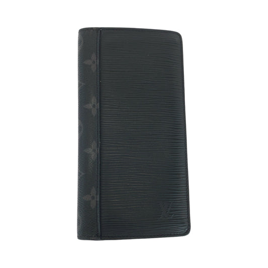 16573
LOUIS VUITTON ルイヴィトン モノグラム エクリプス エピ ポルトフォイユ ブラザ ブラック 黒 グレー シルバー金具 エピレザー / PVC M67728 長財布 ロングウォレット  メンズ ABP38