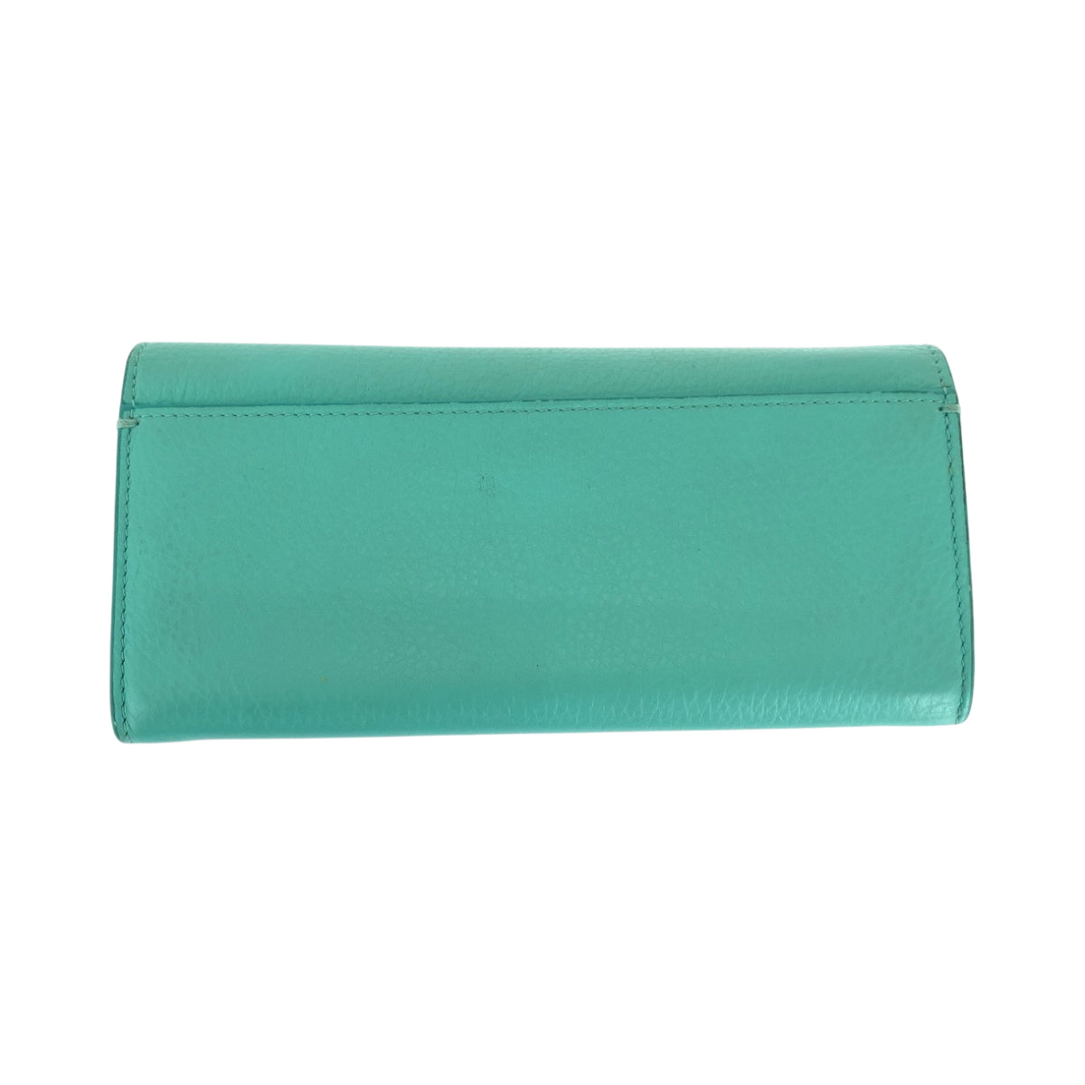 16579
TIFFANY&Co. ティファニー コンチネンタル ティファニーブルー シルバー金具 レザー 長財布 ロングウォレット レディース ABP33