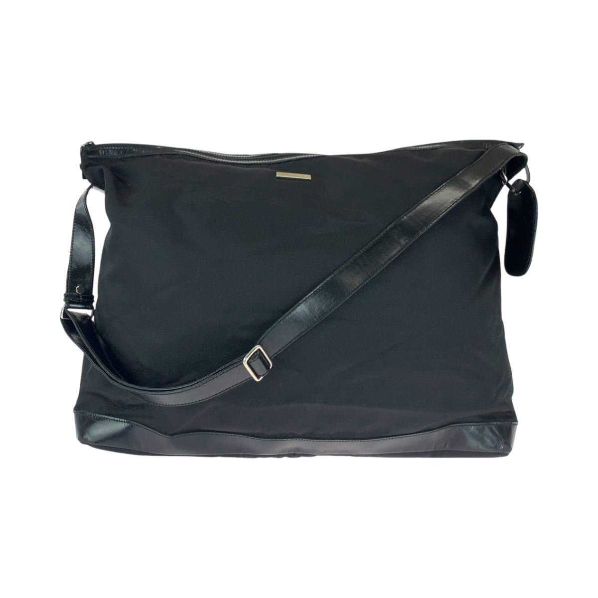 16582
GUCCI グッチ ブラック 黒 シルバー金具 ナイロン / エナメル 012 0153 ショルダーバッグ ボストンバッグ  レディース AB26
