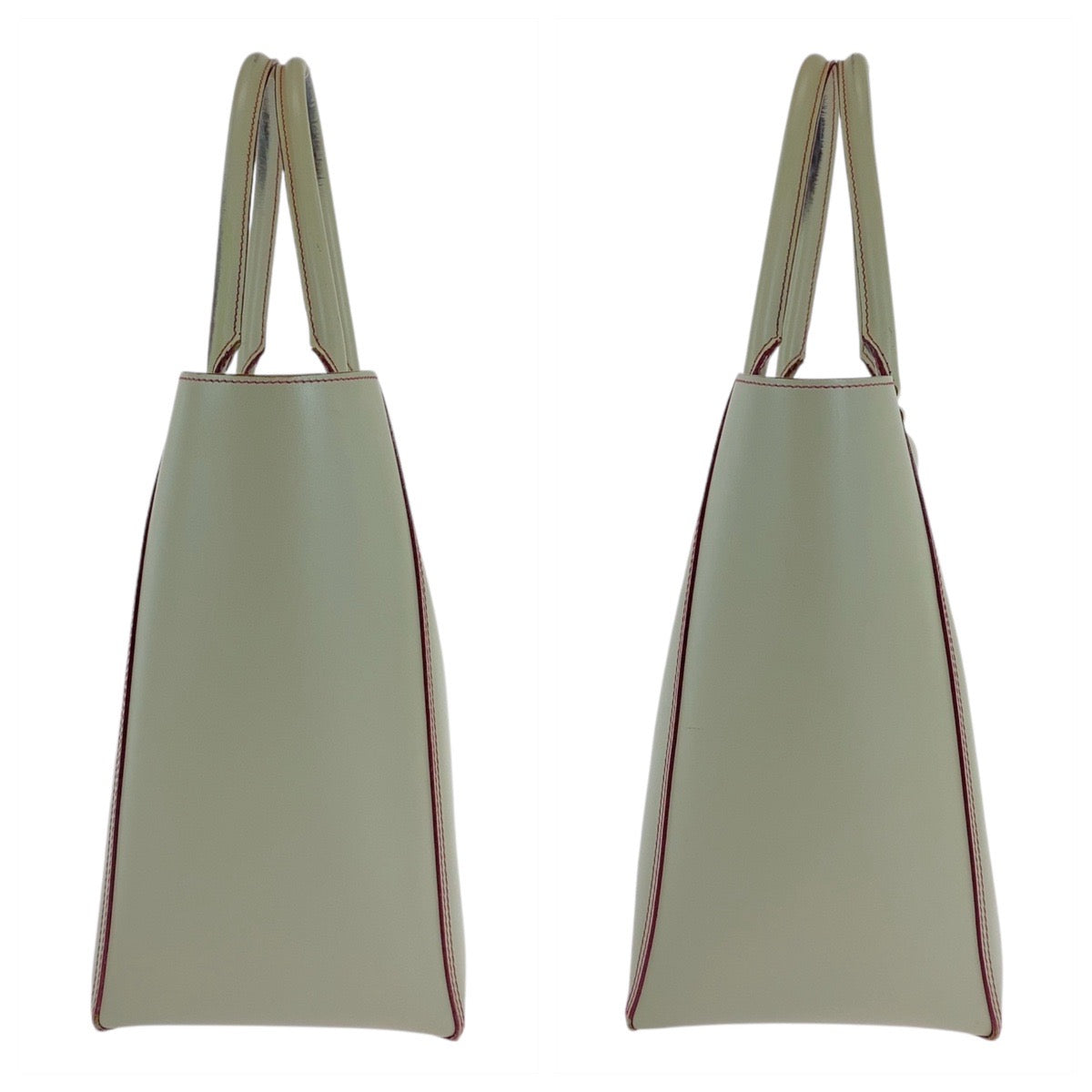16589
LOEWE ロエベ アナグラム グレー ピンク ゴールド金具 レザー トートバッグ ショルダーバッグ  レディース