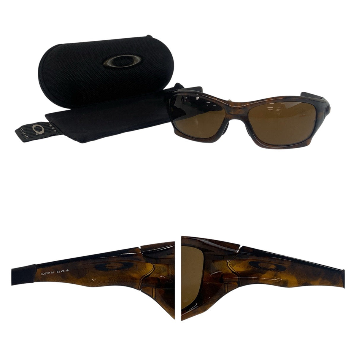 16605
OAKLEY オークリー PIT BULL ブラウン プラスチック / シリコン ⚪︎⚪︎9161 01 62 18 サングラス スクエア  メンズ