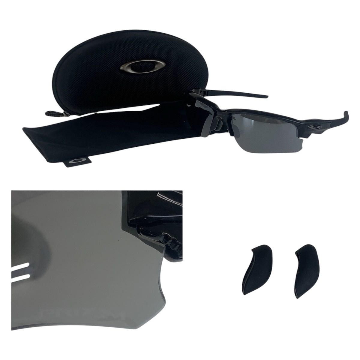 16609
OAKLEY オークリー ブラック 黒 プラスチック / シリコン ⚪︎⚪︎9373 1170 70 06 114 サングラス スクエア  メンズ A16