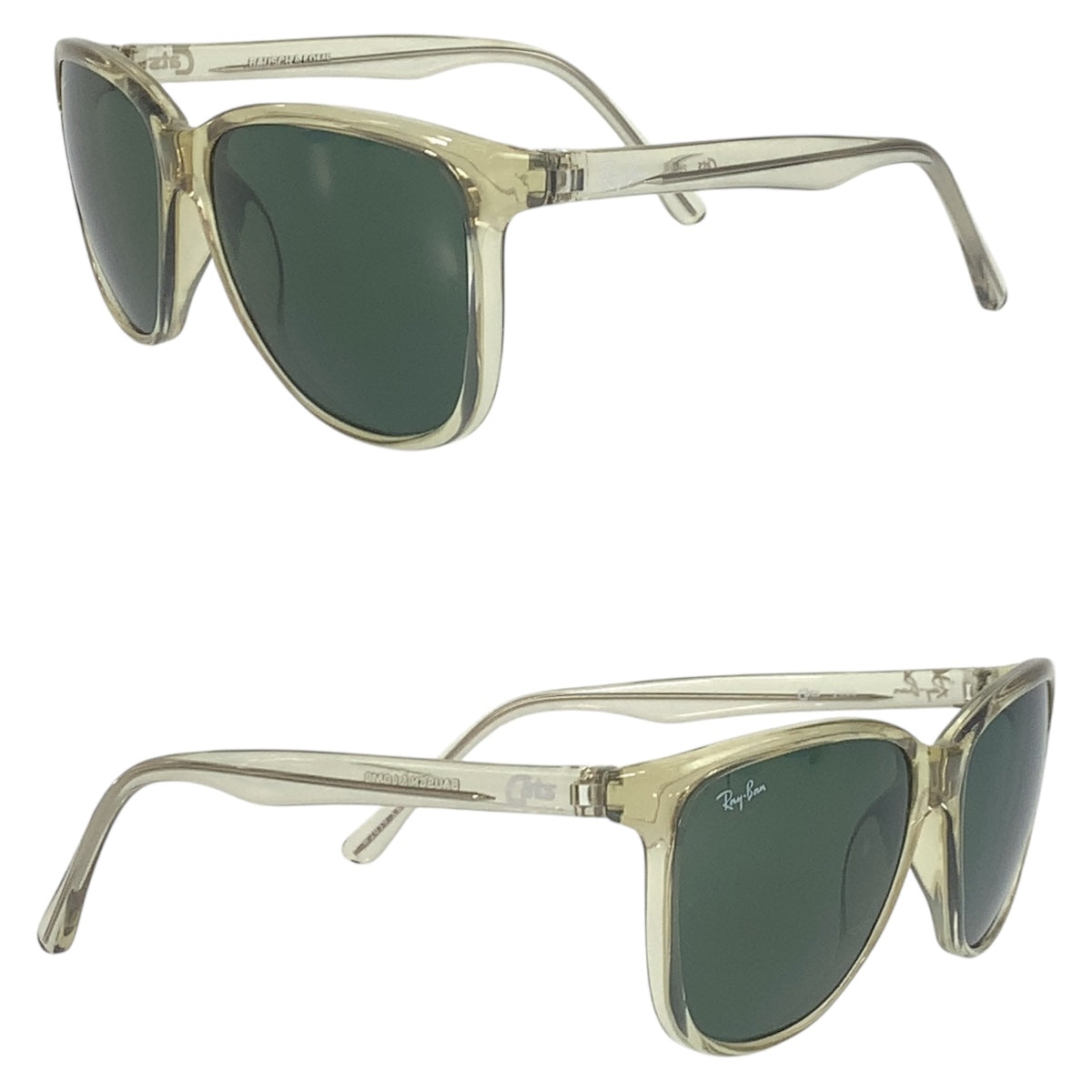 16611
Ray-Ban レイバン ヴィンテージ ボシュロム クリア シルバー金具 プラスチック W2039 XRBM Cats 2000 サングラス 男女兼用 ウェリントン  レディース ABP16