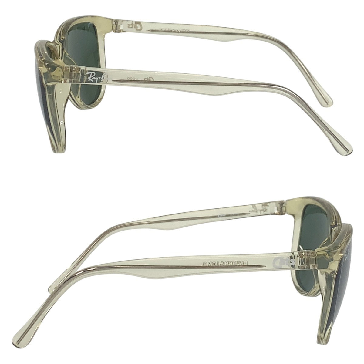 16611
Ray-Ban レイバン ヴィンテージ ボシュロム クリア シルバー金具 プラスチック W2039 XRBM Cats 2000 サングラス 男女兼用 ウェリントン  レディース ABP16